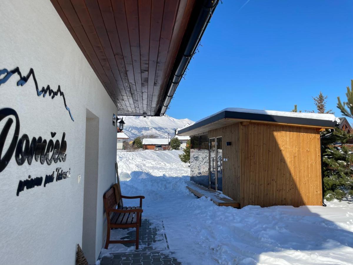 Domcek & Sauna Garden Stará Lesná Eksteriør bilde