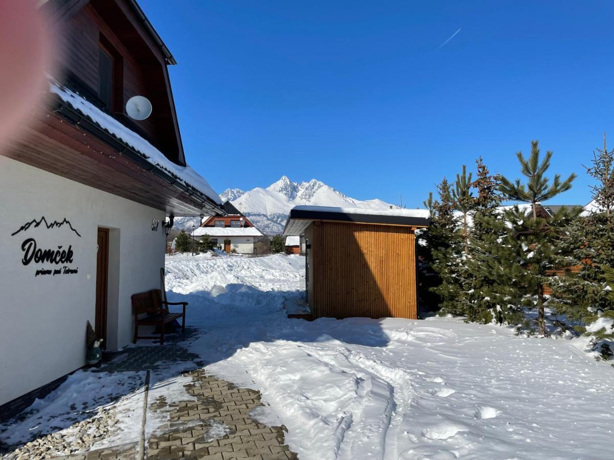 Domcek & Sauna Garden Stará Lesná Eksteriør bilde